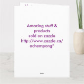 Alles- Gute zum Geburtstagfantastische kleine Karte (Rückseite)