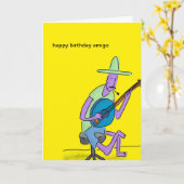Alles- Gute zum Geburtstagfreund-Karte Karte (Gelbe Blume)
