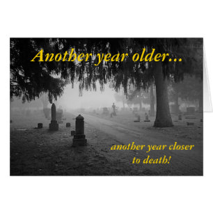 Alles- Gute zum GeburtstagFriedhofs-Karte