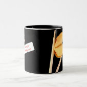 Alles- Gute zum GeburtstagGlückskeks Zweifarbige Tasse (Mittel)