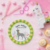 Alles- Gute zum Geburtstaggroßer Däne-HundeParty Pappteller (Party)
