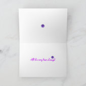 Alles Gute zum Geburtstaggrußkarte durch Karte (Innenseite)