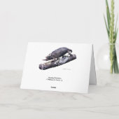 Alles Gute zum Geburtstaggrußkarte (im Grün) Karte (Rückseite)