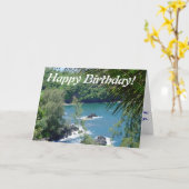 Alles Gute zum Geburtstaggrußkartenozean von Karte (Gelbe Blume)