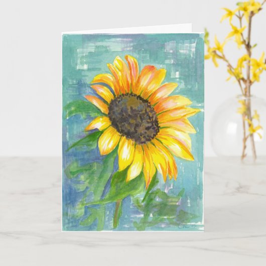 Alles- Gute zum Geburtstaghelles gelbes Karte (Gelbe Blume)