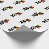 Alles- Gute zum Geburtstaghexe-Packpapier Geschenkpapier (Ecke)