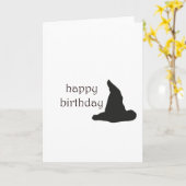 alles Gute zum Geburtstaghexehut Karte (Gelbe Blume)