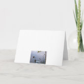 Alles- Gute zum Geburtstaghölzerne Enten Karte (Rückseite)