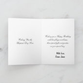 Alles- Gute zum Geburtstagkarte Airedales Terrier Karte (Innenseite)