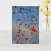 Alles- Gute zum Geburtstagkarte: Die hohe Fliege, Karte (Gelbe Blume)