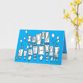 alles Gute zum Geburtstagkarte Karte (Gelbe Blume)