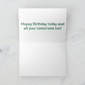 Alles- Gute zum Geburtstagkarte Karte (Innenseite)