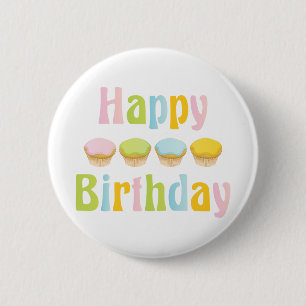 Alles- Gute zum Geburtstagkleine kuchen Button