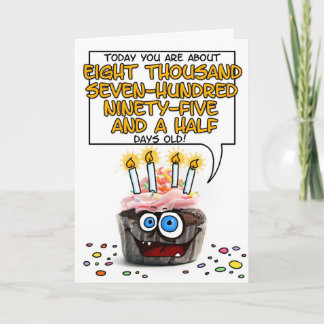 Alles- Gute zum Geburtstagkleiner kuchen - 24 Karte