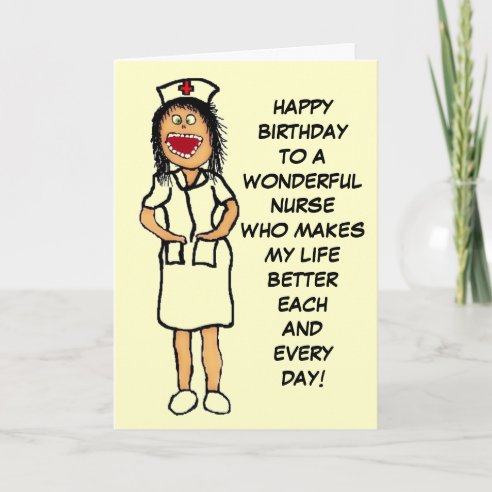 Krankenschwester Geburtstagskarten Zazzle.de