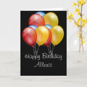 Alles- Gute zum Geburtstagkundengerechte Karte (Gelbe Blume)