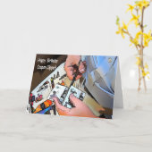 Alles- Gute zum GeburtstagKuponschneider Karte (Gelbe Blume)