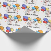 Alles- Gute zum Geburtstaglama Geschenkpapier (Ecke)