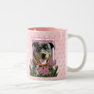Alles- Gute zum GeburtstagMama - Rottweiler - Zweifarbige Tasse
