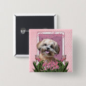 Alles- Gute zum GeburtstagMama - ShihPoo - Maggie Button (Vorne & Hinten)