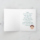 Alles- Gute zum GeburtstagMama (Sohn) Karte (Innenseite)