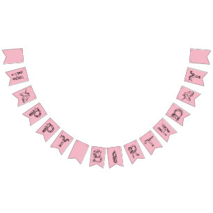 Alles Gute zum Geburtstagniedliche magische Wimpelkette