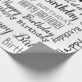 Alles- Gute zum GeburtstagPackpapier Geschenkpapier (Ecke)