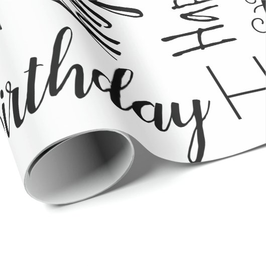 Alles- Gute zum GeburtstagPackpapier Geschenkpapier (Rolleneckpunkt)