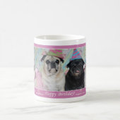 Alles- Gute zum GeburtstagParty-Mops-Tasse Kaffeetasse (Mittel)
