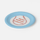 Alles- Gute zum Geburtstagpersonalisierter Pappteller (Schrägansicht)