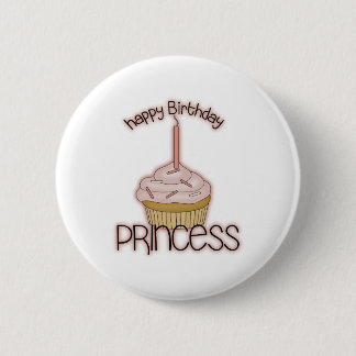 Alles- Gute zum Geburtstagprinzessin Button