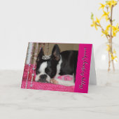 Alles- Gute zum Geburtstagprinzessin - Lola B. Karte (Gelbe Blume)