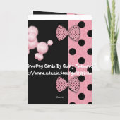 Alles- Gute zum Geburtstagpudel Karte (Rückseite)