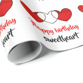 alles Gute zum Geburtstagschatz-Packpapier Geschenkpapier (Rolleneckpunkt)