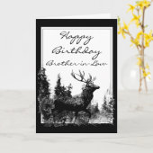 Alles- Gute zum Geburtstagschwager-Vintager Karte (Gelbe Blume)