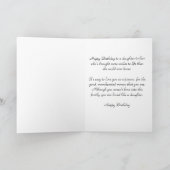 Alles- Gute zum Geburtstagschwiegertochter Karte (Innenseite)