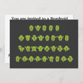 Alles- Gute zum GeburtstagSoftwareentwickler Einladung (Vorne/Hinten)