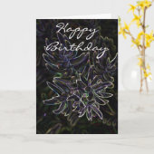 Alles Gute zum GeburtstagSucculent Sedum Karte (Gelbe Blume)