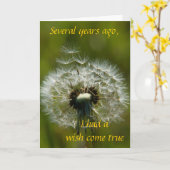 Alles- Gute zum Geburtstagtochter Karte (Gelbe Blume)