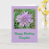 Alles- Gute zum Geburtstagtochter Karte (Gelbe Blume)