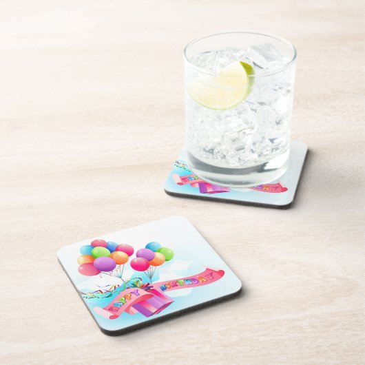 Alles- Gute zum GeburtstagUntersetzer Untersetzer (Rechte Seite)