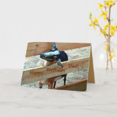 Alles- Gute zum GeburtstagVater vom Lieblingskind Karte (Gelbe Blume)