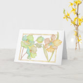 Alles- Gute zum GeburtstagWasserfarbekarte mit Karte (Gelbe Blume)