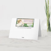 Alles- Gute zum Geburtstagweiß-Orchideen Karte (Rückseite)