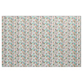 alles Gute zum Geburtstagweiß Stoff (Yard (91,4 cm))