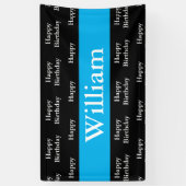 Alles- Gute zum Geburtstagwilliam-Gewohnheit Banner (Vertikal)