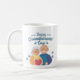"Alles Gute zum Großelterntag" Oma & Opa Geschenk Kaffeetasse
