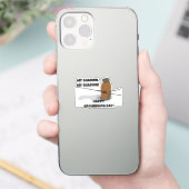 Alles Gute zum Groundhog Day! Aufkleber (Telefon)