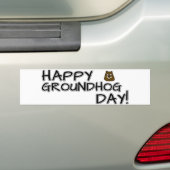 Alles Gute zum Groundhog Day! Autoaufkleber (Auf Auto)