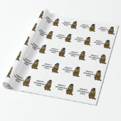 Alles Gute zum Groundhog Day! Geschenkpapier (Ungerollt)